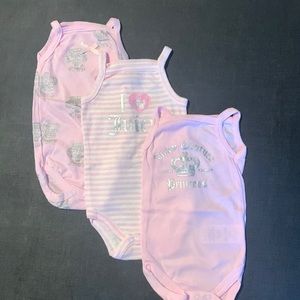 Juicy Couture 0-3M sleeveless onesies